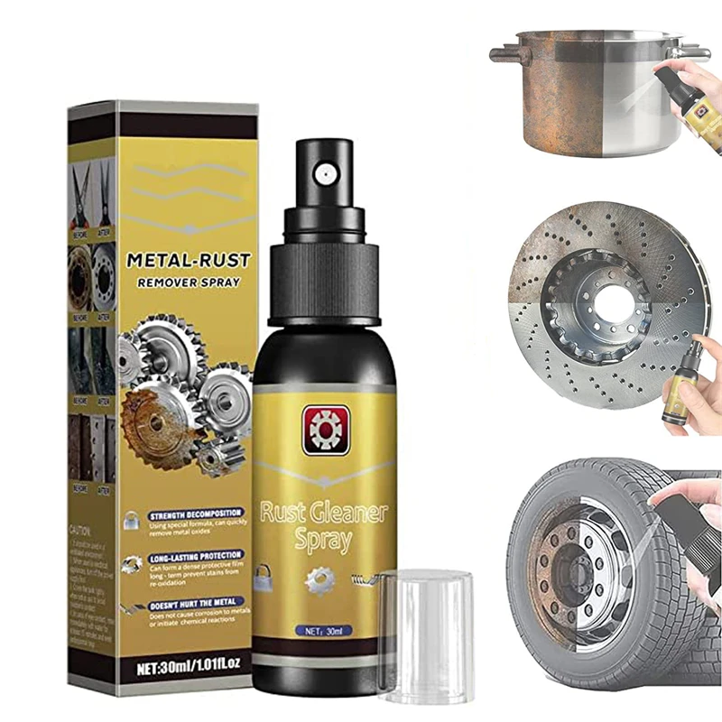 Spray Per La Rimozione Della Ruggine Della Barca Antimacchia Da 30 Ml, Spray Antiruggine Multiuso Per La Manutenzione Dell'Auto Utensili Per La Pulizi