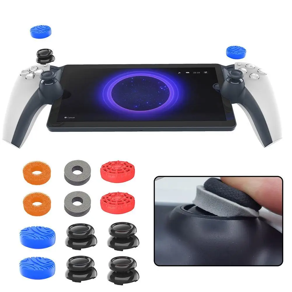 Per Playstation Portal Rocker Protection Set Controller Di Gioco High/Low Rise Cover Stick Thumb Grip Rocker Caps Joystick Cover