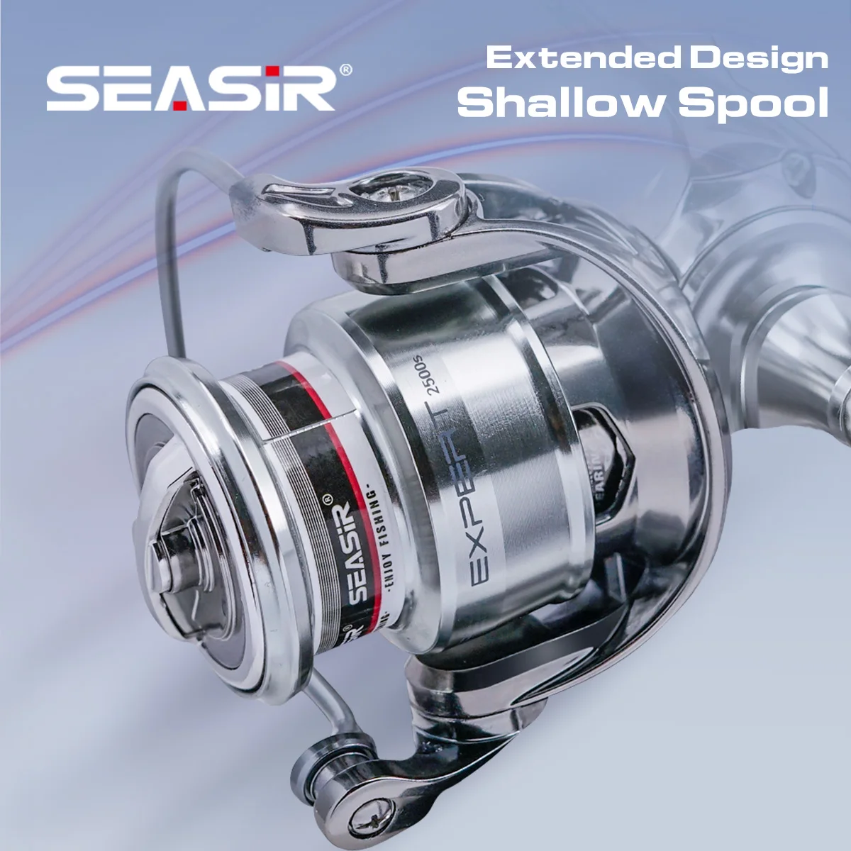 SEASIR Spinning Fishing Reel Expert, 1500S 4000S 10+1BB 5.2 1 Ultra Long Casting One Piece Metal Power Handle Freshwater Saltwater - Image 3