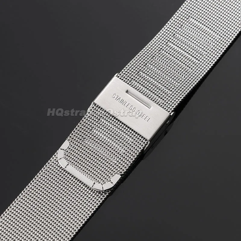 Elegant Stainless Steel Milanese Loop Mesh Watch Band with Quick Release