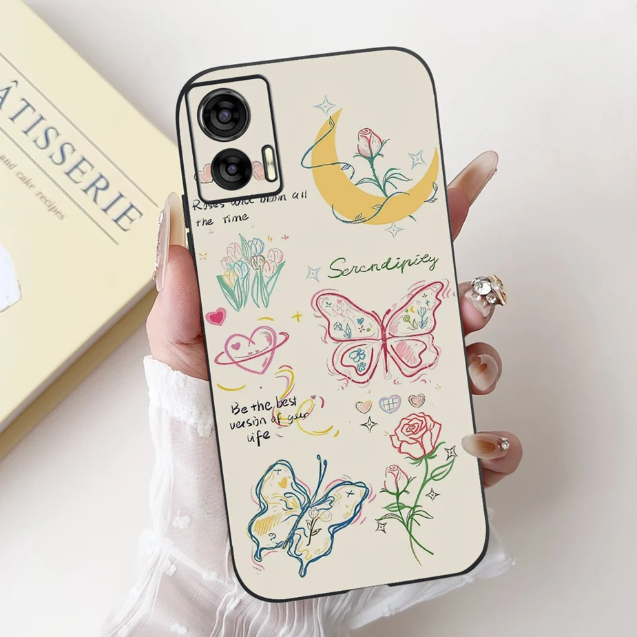 Cute Panda Cartoon Shockproof Soft TPU Phone Case for Motorola Edge 30 Lite