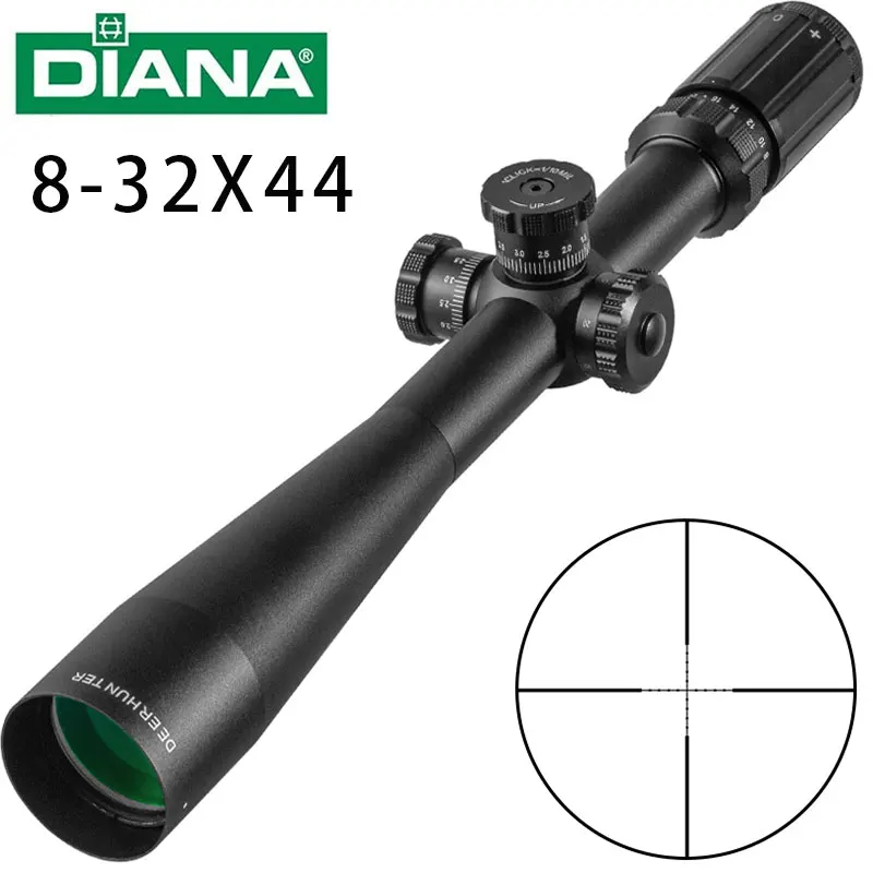 

DIANA 8-32X44 AO hunting tactical Cross Optical sight Air rifle scope Sniper Gear Spotting scope for rifle hunting rifle scope