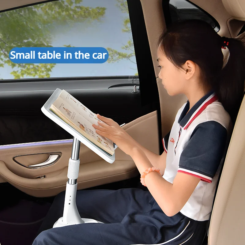 Oatsbasf Multifunctional Reading Desk Bed Sofa Floor Book Stand Tablet Support Holder Angle Height Adjustable Small Table in Car