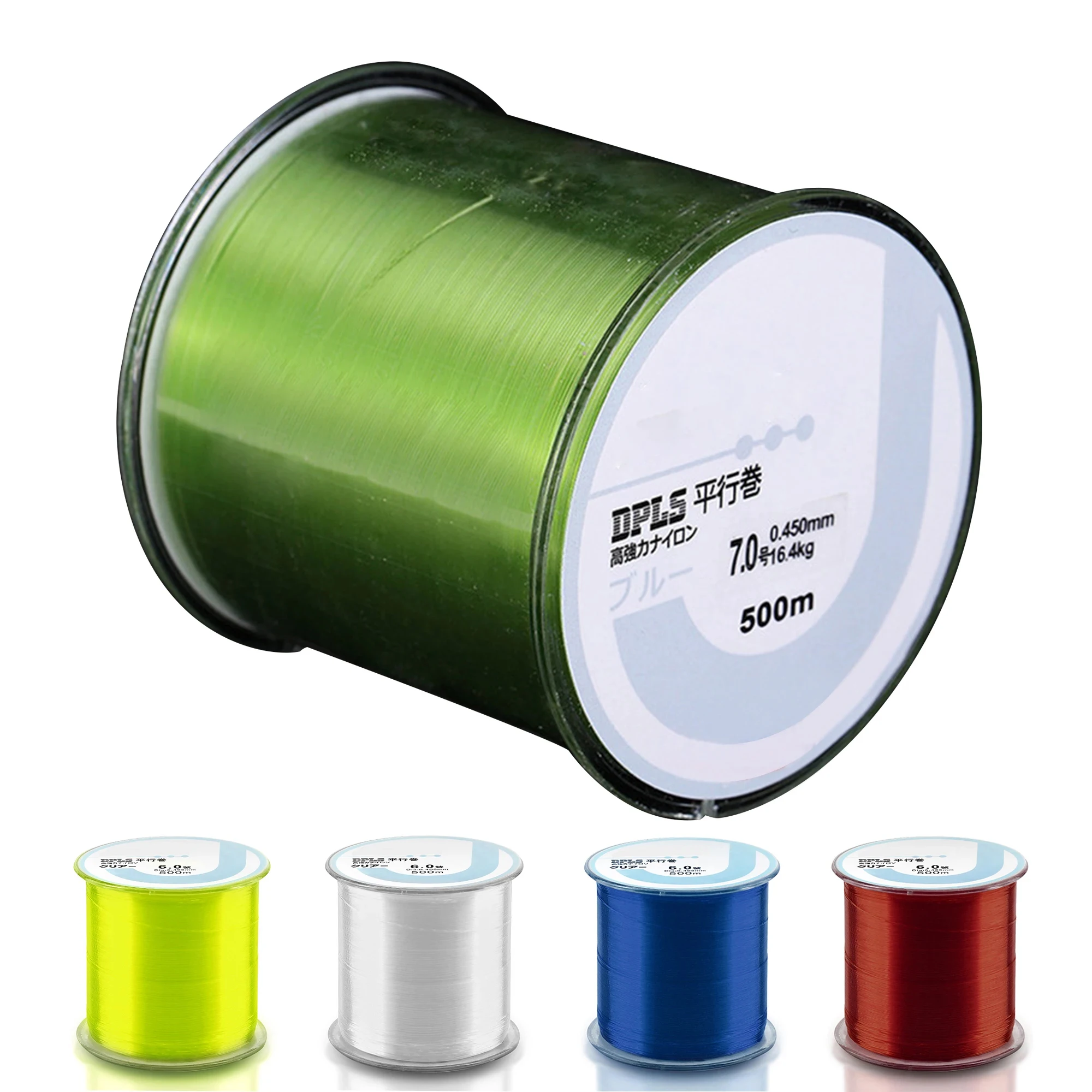 

500m Nylon Fishing Line Super Strong 2LB - 40LB 5 Colors Japan Monofilament Main Line Fishing Line Accessories