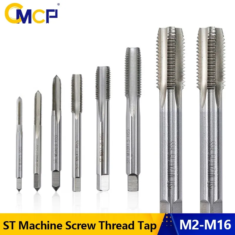 

CMCP HSS Steel Screw Tap M2/M2.5/M3/M4/M5/M6/M7/M8/M9/M10/M12/M14/M16 Metric Tap Hand Tools