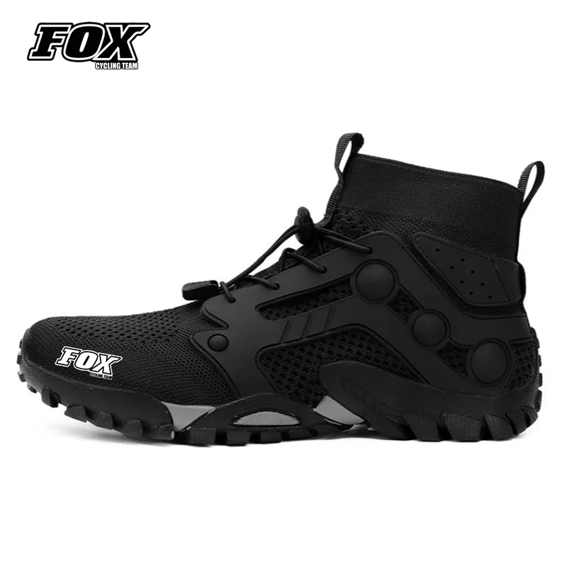 Cycling Shoes Fox Cycling Team MTB Shoes Men Mountain Road Bike Sneakers Motorcycle Shoes Waterproof Bicycle Outdoor Sneakers Winter