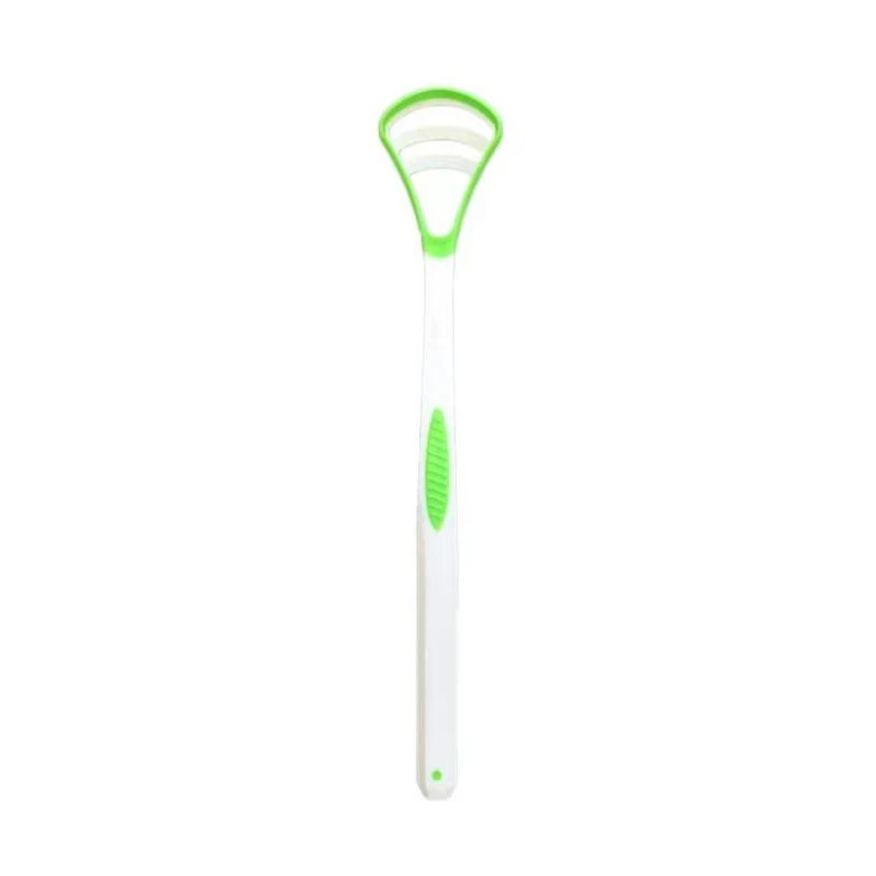 Dual-Use Reusable Tongue Scraper for Fresh Breath and Oral Hygiene