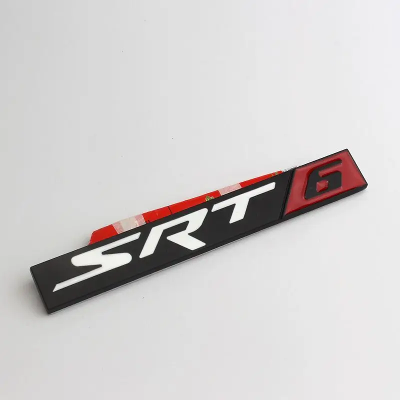 car decals Car sticker badge decal SRT8 metal sticker modified SRT6 car sticker For Dodge Coolbo 300C Platinum bumper stickers