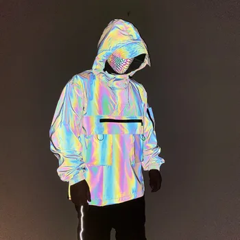 Holographic Reflective Cargo Jacket 1