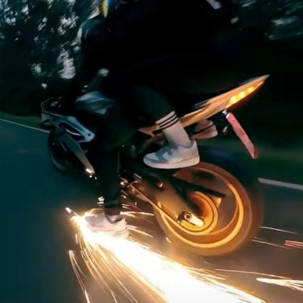 Bicycle Motorcycle Sole Special Effect Flame Device Outdoor Spark Cycling Spark Skateboard Friction Riding Tool Accessorie