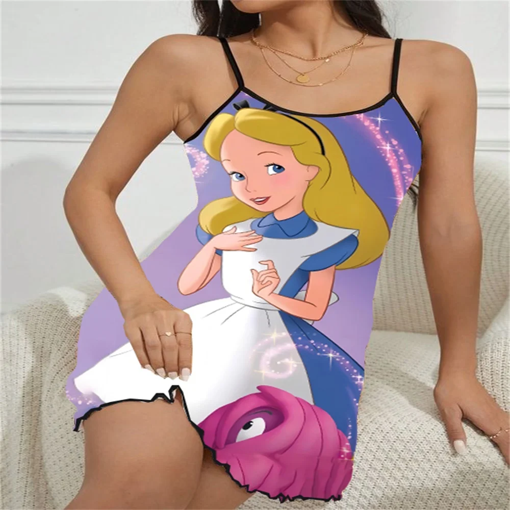 

Sleepwear for Women and Sexy Pajamas Woman Offer Korean Reviews Many Pajamas Woman Free Shipping Cheap Mickey Ruffled Edge Skirt