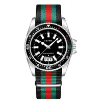 New fashionable men’s nylon strap calendar watch, luxurious and simple business men’s and women’s night light quartz watch
