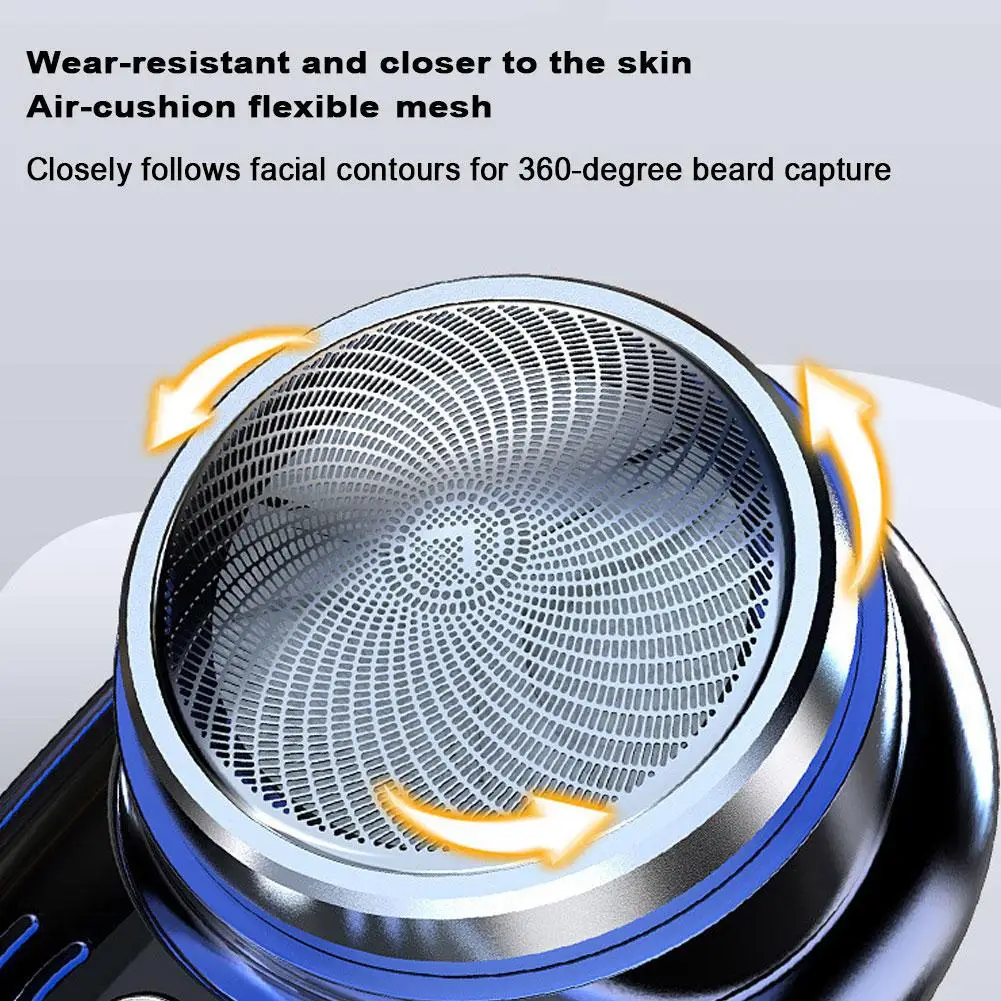 Portable Mini Electric Travel Shaver For Men Pocket Size Micro USB Rechargeable Painless Cordless Trimmer Knife Face_voghion.com