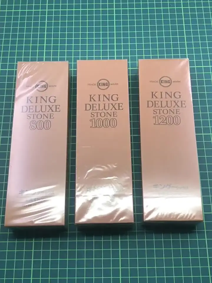 Japanese KING Deluxe Wetstone #800 #1000 #1200 - Waterstone for