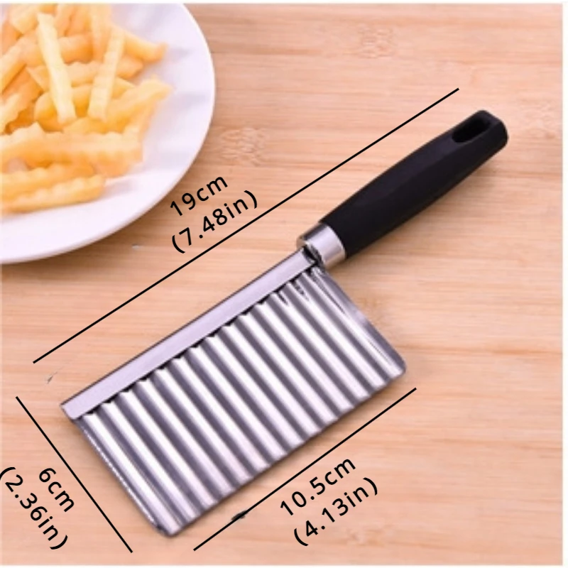 1PC Wave Knife Multi-functional Mace Cutting French Fries Magic Home Deep Grain Thick Potato Cutting Fancy Vegetable Cutter