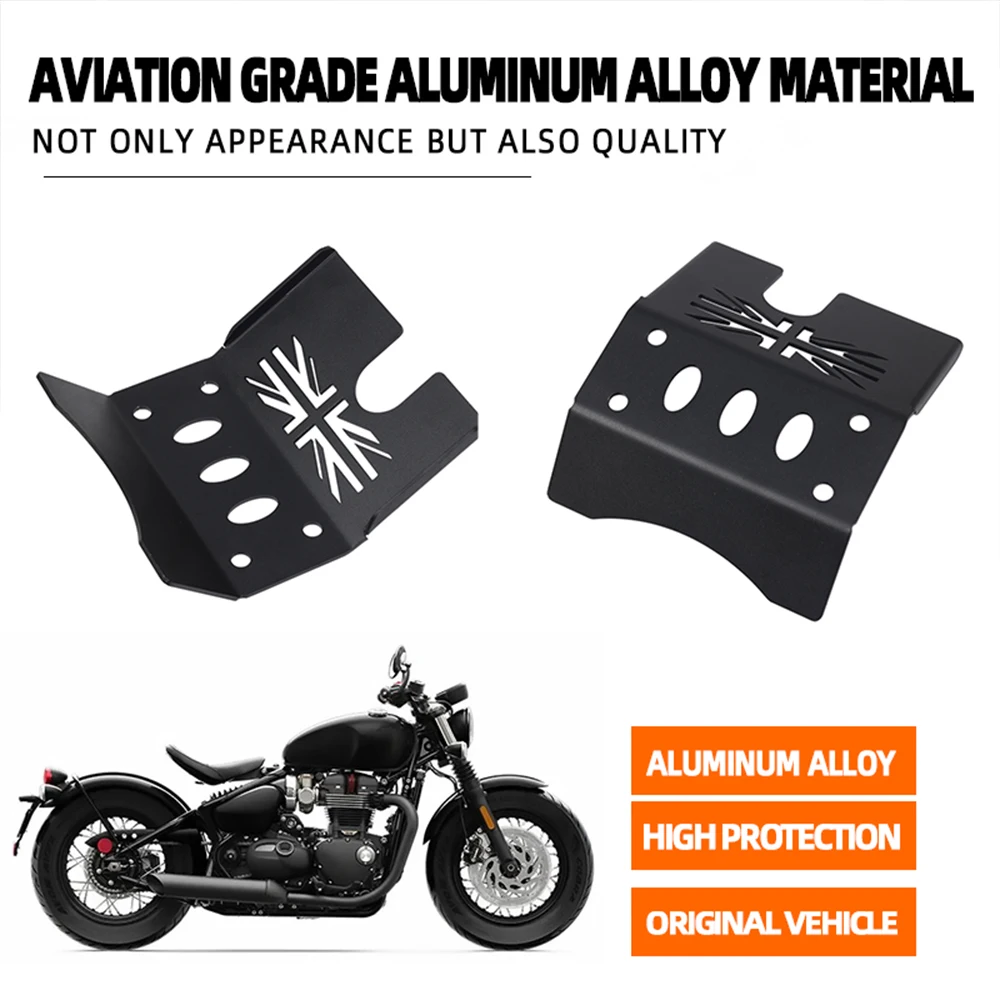 Motorcycle Accessories Engin protection cover for TRIUMPH Bonneville Bobber Black Chassis Under Guard Skid Plate Motorcycle Engine protection cover