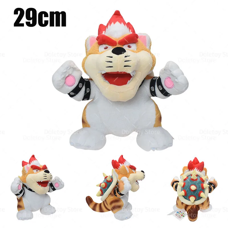 16 estilos Mario Bros Wonder Bowser Jr Meowser King K.Rool Fury Bowser juguetes de peluche Anime dibujos animados muñecos de peluche regalos para niños