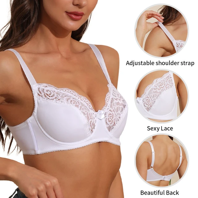 Hot Floral Lace Bra C D Dd E F Cup Full Sexy Bras For Women