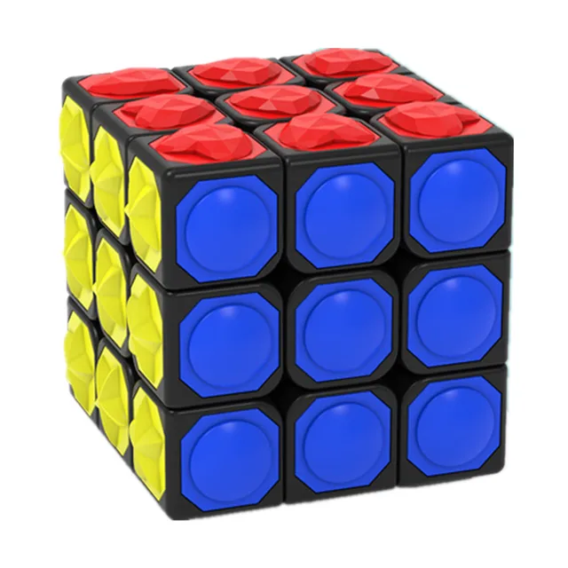 Yongjun New Tactile 3x3 Magic Cube Concave Convex Surface Tactile Blind Twist Fun Children's Fun 3x3x3 Puzzle Cubo Magico Toys 3