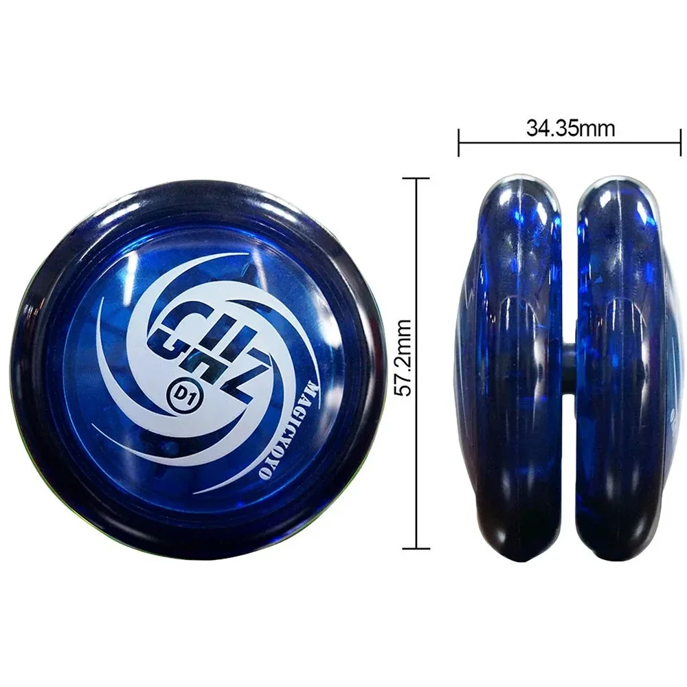 Professional Unresponsive Yoyo Ball - Metal Yoyo With 10 Strings & 2 Dragon Finger Gloves For Beginners (JD306)