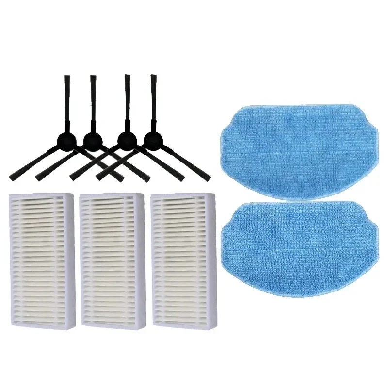 

Robot Vacuum Cleaner Dust HEPA Filter Side Brush Mop Cloth Rags for Irbis Bean 0121 Robot Vacuum Cleaner Parts Accessories