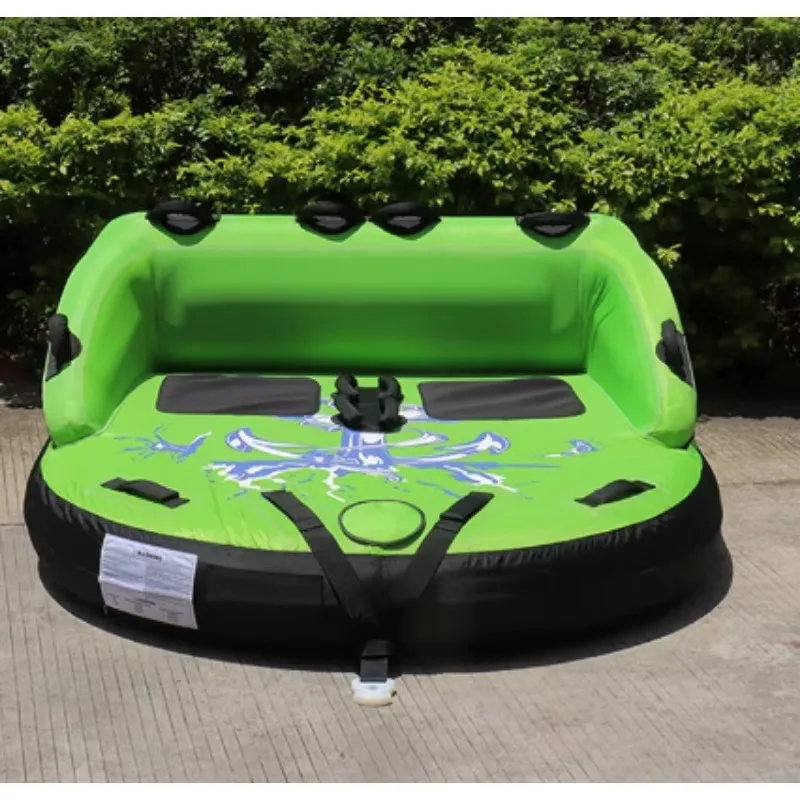 FDS 2 Person Towable Water Raft Tube for Boating, Large Towable Tube Inflatable for Adults Water Sports, Floating Raft Boat