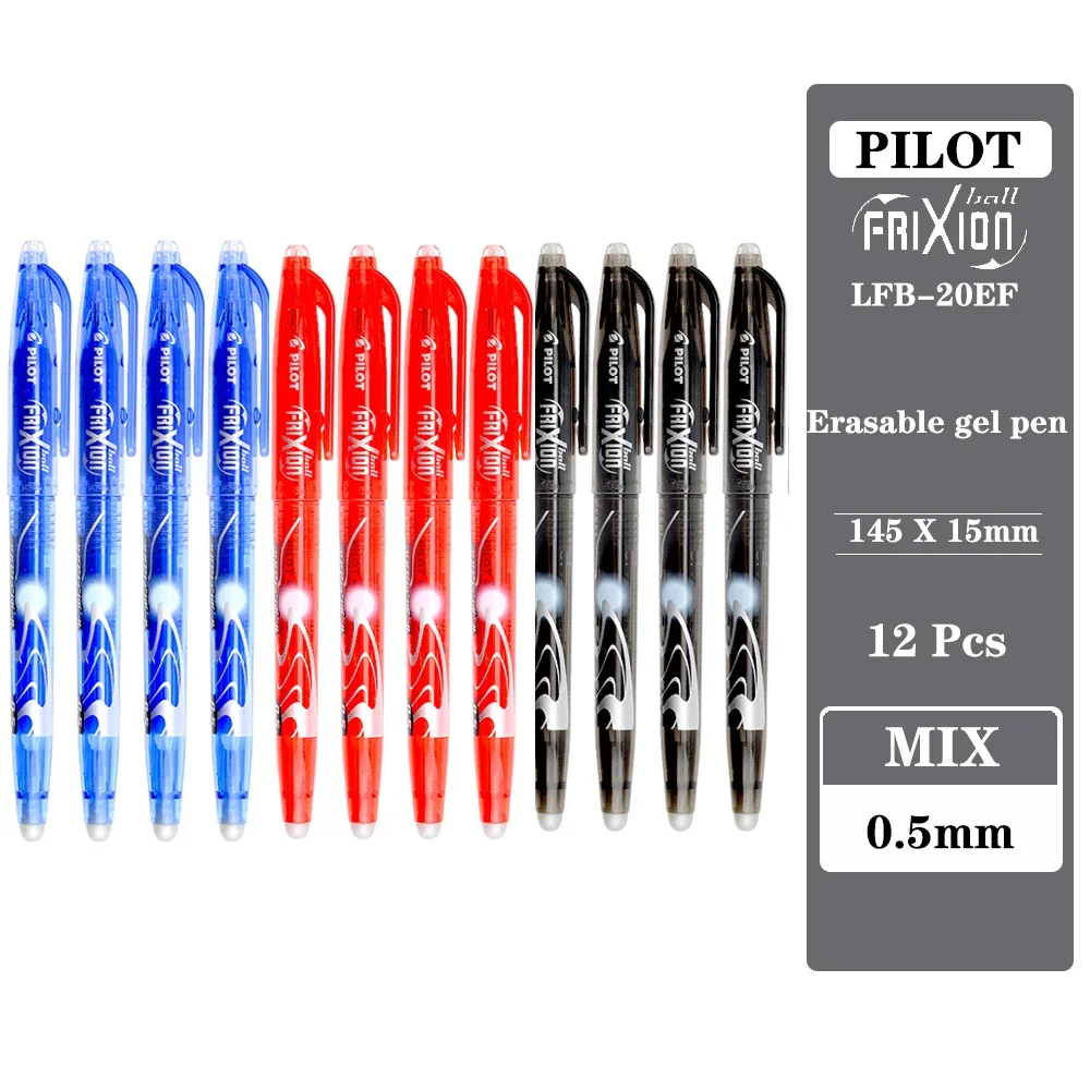 3pcs Pilot BLS-FR7 Erasable Gel Pen Refill FriXion 0.7mm for  LFB-20EF/LFBK-23F Art Supplies Office Accessories Stationery - AliExpress