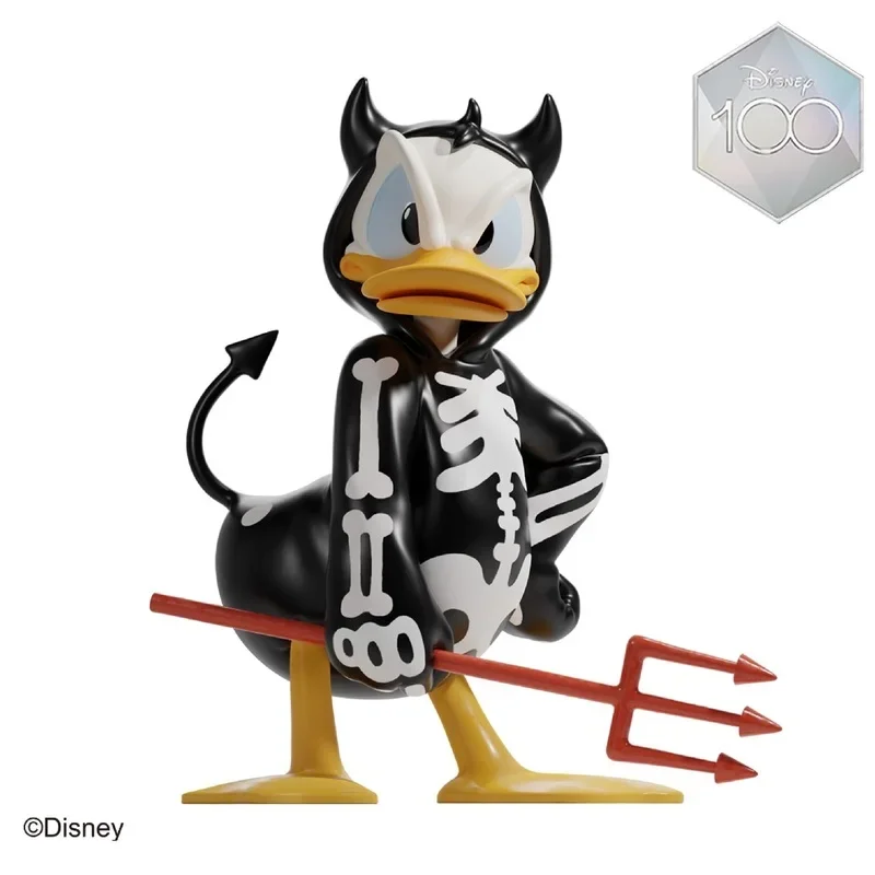 

Disney Donald Duck Figure Halloween Little Devil Ver Anime Peripheral Action Figurine Disney Anime Model Statue Doll Toys Gift