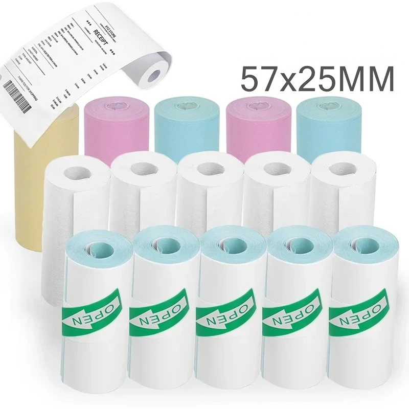 57x25mm White Thermal Sticker Self-Adhesive Paper Instant Print Camera Printing Paper For Memos Journal Note Images Address P 46935928