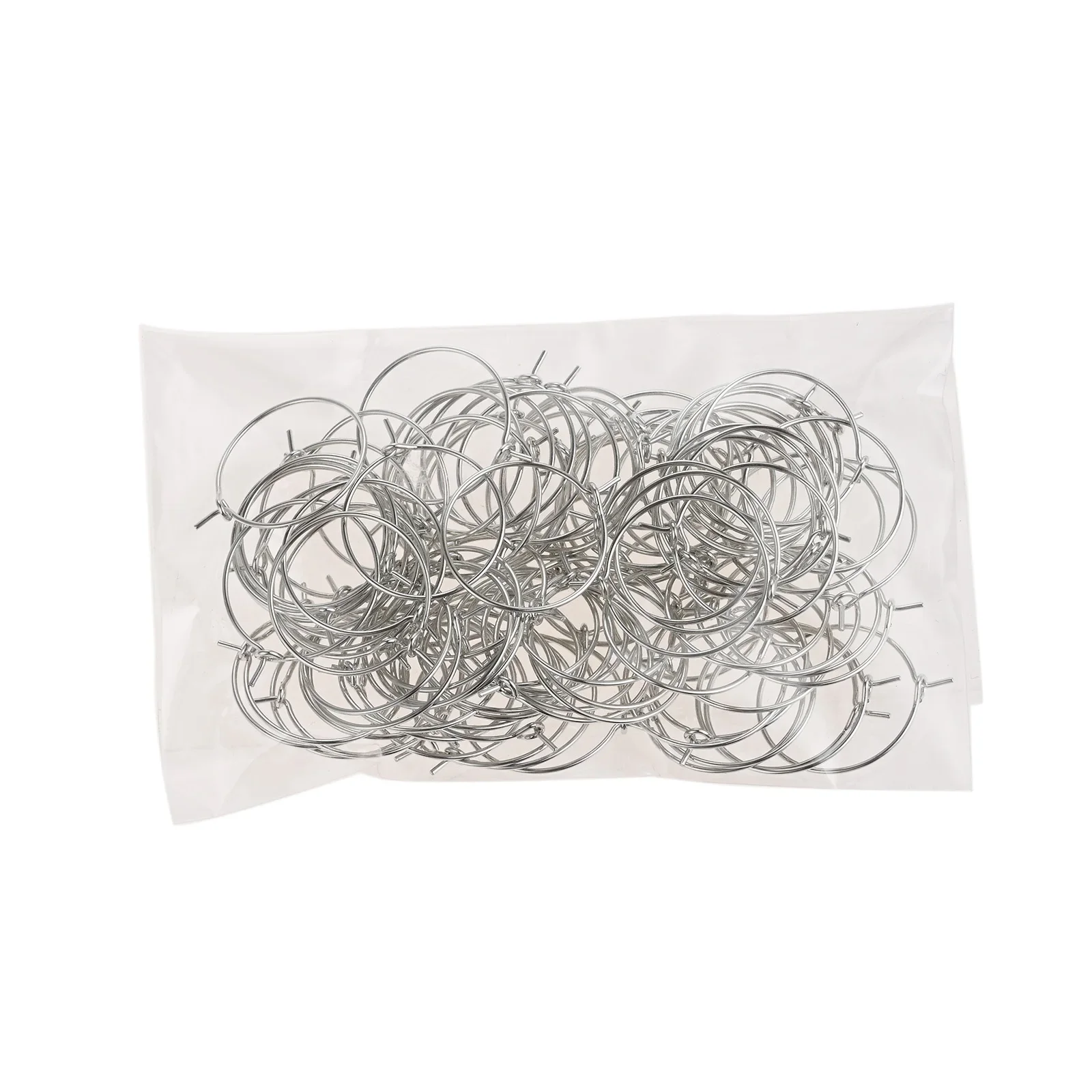 Metal Circles Drinking Glass Rings 200 pcs set Red Wine Goblet Handmade Identifiers Tags DIY Handbag Pendant Buckle Decoration
