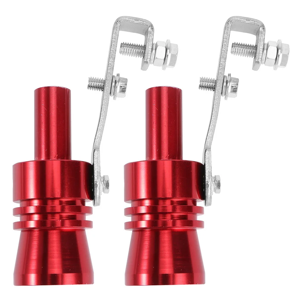 

2 Pcs Turbo Whistle Car Exhaust Whistler Accessories for Simulator Trucks Sound Muffler Pipe Motorcycle