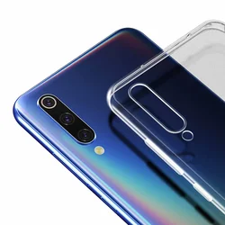 Ultra-Thin Transparent Silicone TPU Mobile Phone Case - Soft Clear Back Cover for Xiaomi Mi 9 (Clear)