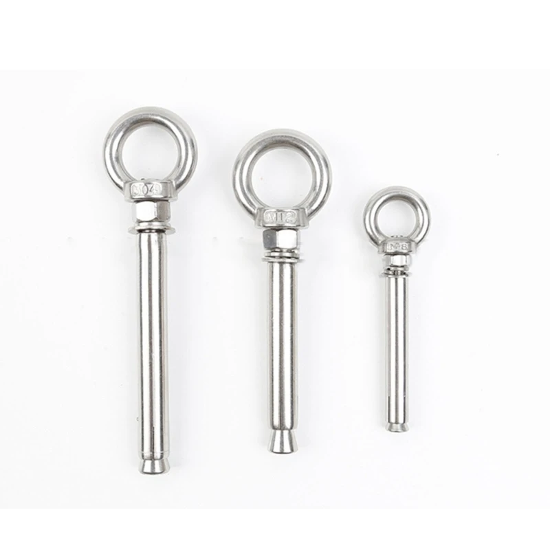 

Stainless Steel Expansion Eye Ring Anchors for Fastening Items to Concretes 517A