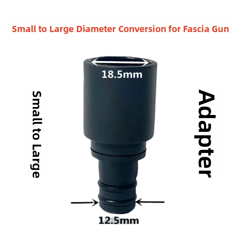 Universal 89mm Caliber Massage Head Accory for Fascia Gun Connect Rod Adapter Replacement Head Fitn Equipment Accory