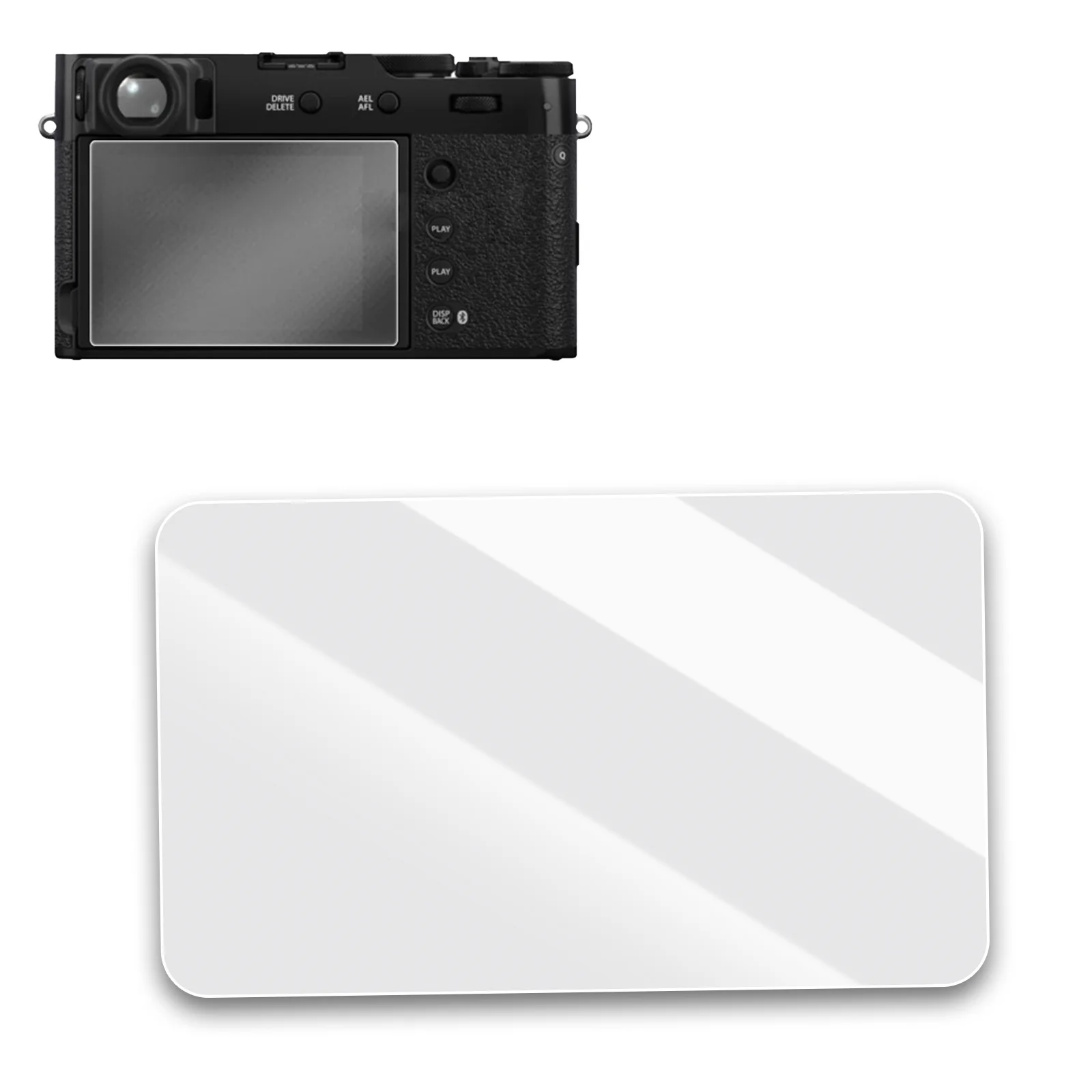 

10pcs\set X100VI Tempered Glass Protector for Fuji X100 VI & V Screen / Hybrid Viewfinders