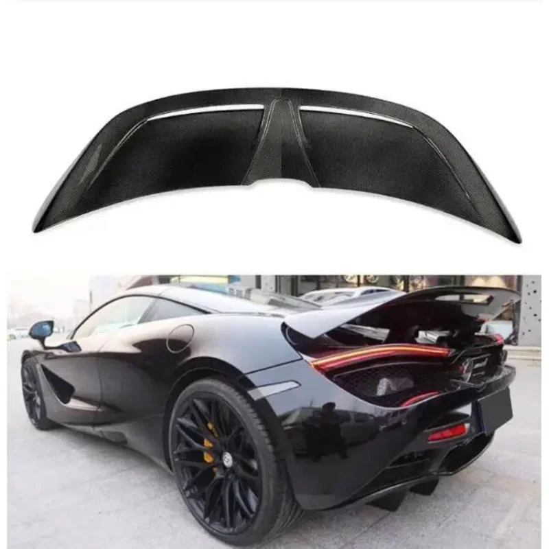

For Mclaren 720S 2017 2018 2019 2020 2021 2022 Real Forged Carbon Fiber Car Rear Wing Trunk Lip Spoiler