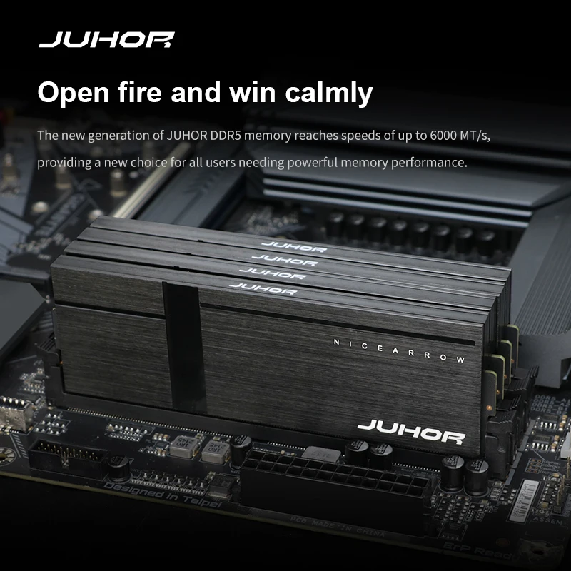 JUHOR DDR5 16GB 6000MHz 16GBX2PCS High Performance Desktop Memoria