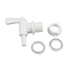 BrewMaster Homebrew Bottling Spigot with Plastic Tap (White)