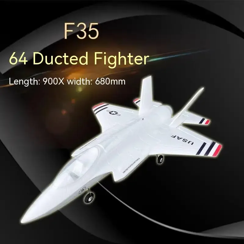 F35 64mm Bypass 3800kv Epo Aircraft model Remote control aircraft Adult fighter modified aerobatic fixed wing outdoor toy 2