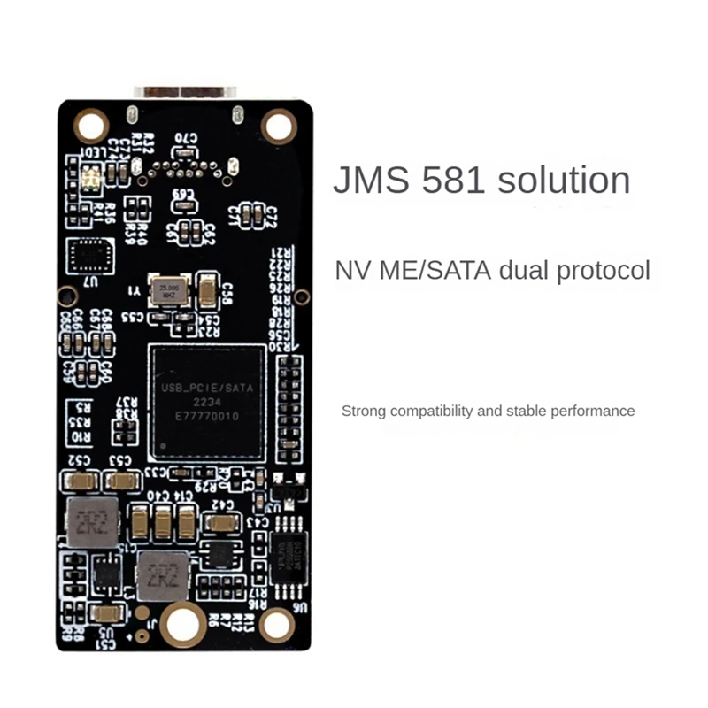 M.2 NVME/NGFF to USB 3.1 CŸ Ŭ , M2 SSD 2230/2242/2260/2280  JMS581 CŸ USB3.1 Gen2 10Gbps