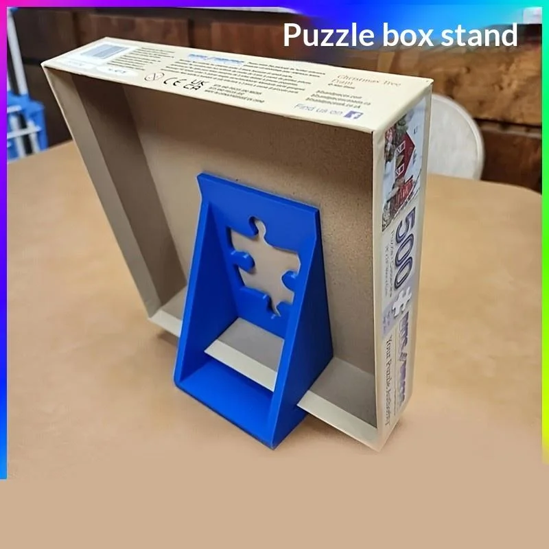 Puzzle Display Stand - 3D Printed Adjustable Organizer for Board Game Pieces Storage