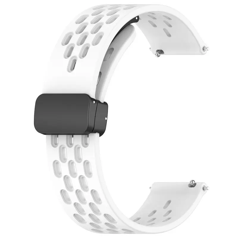 22mm Sports Silicone Magnetic Watch Strap Bracelet - Universal Band