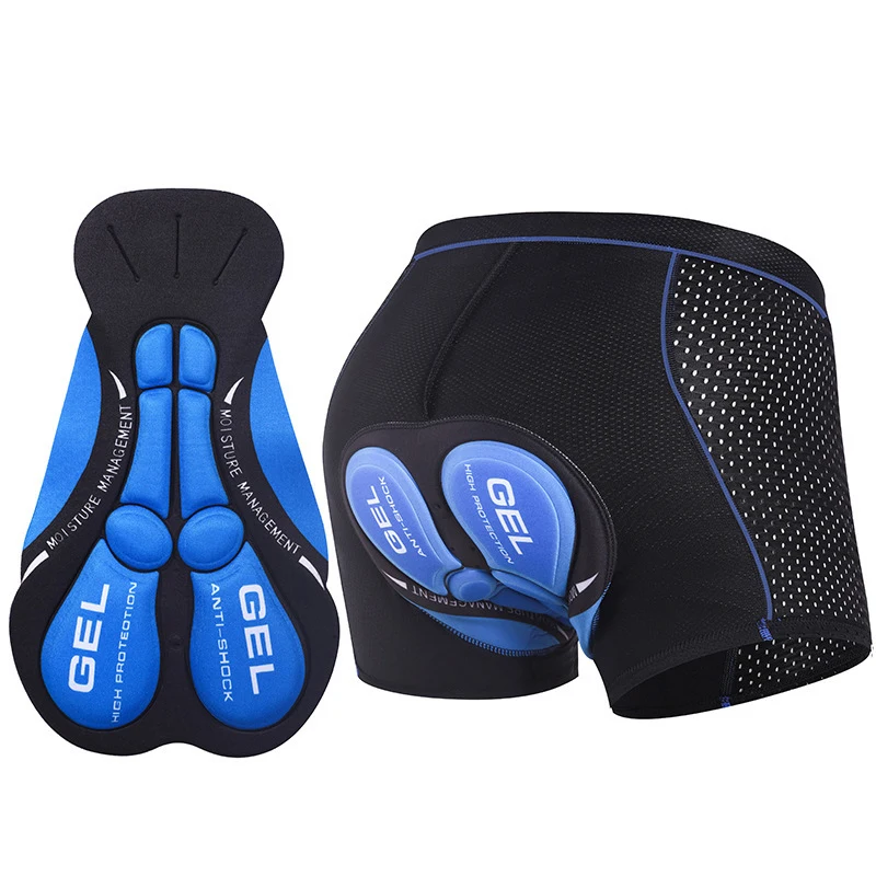 Description Picture 5 of itemNew Cycling Underwear For Men Thickened Silicone Mountain Cycling Pants Quick Drying Road Bike Shorts All Seasons