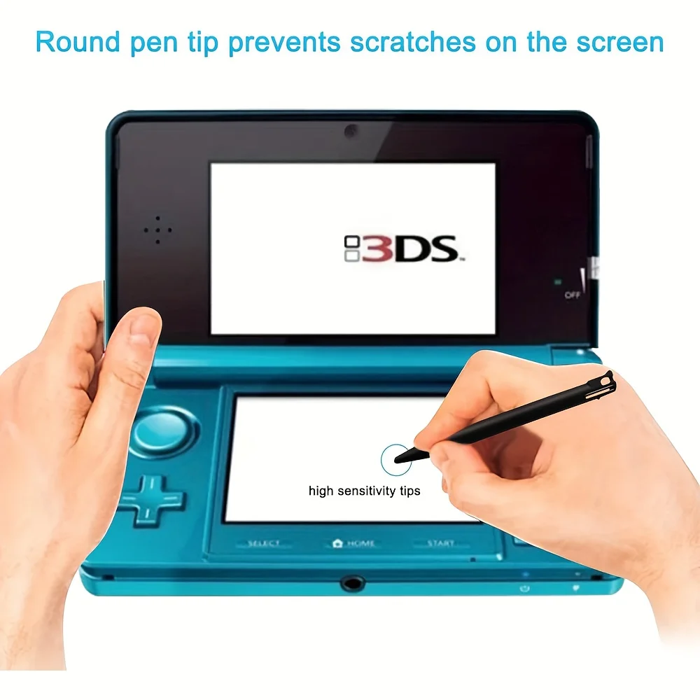 1 Piece 3DS Plastic Stylus Pen Replacement Stylus Compatible with Nintendo 3DS 2 in 1 Combo Touch Multi Color for 3DS