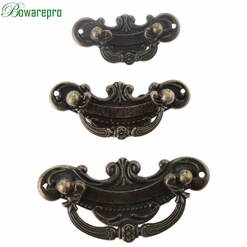 bowarepro Antique Bronze Furniture Handle Vintage Drawer Cabinets Knobs and Handles Door Cupboard Handles Kitchen Handle Pulls Furniture Handles Kitchen Door Handles