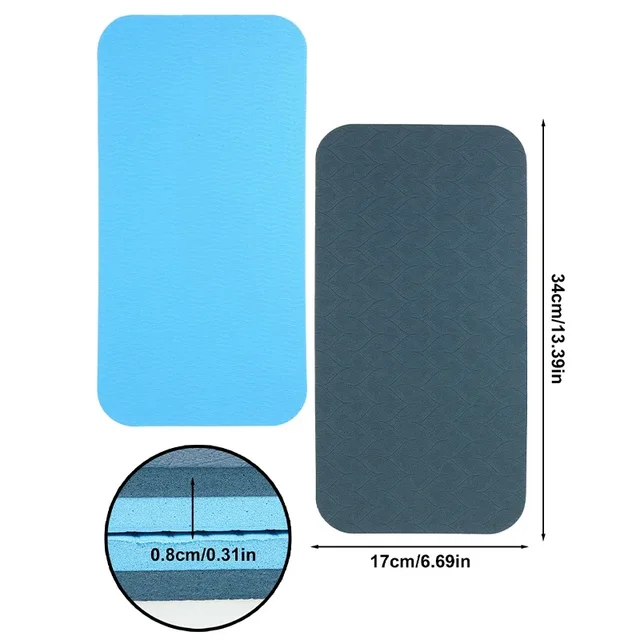 2Pcs Yoga Knee Pad Cushion Soft TPE Pad Support Protective Pad For Elbow Leg Arm Balance Exercise Fitness Workout Yoga Mat 6