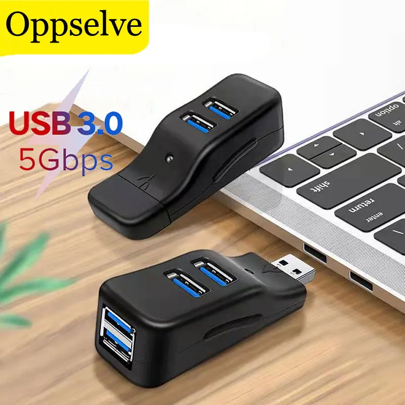 

High Speed USB Hub 3.0 2.0 Adapter Mini USB Data Tranfer Splitter 4 Ports For PC Laptop Macbook Notebook U Disk Reader Extender