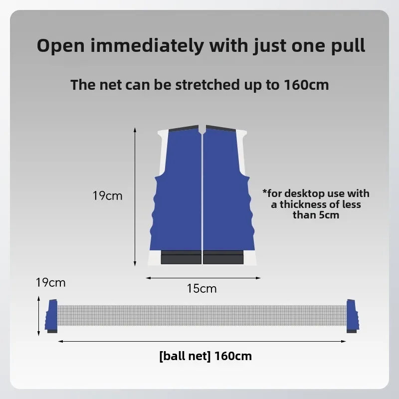 Description Picture 3 of item1/4 Pcs Ping Pong Post Net Table Tennis Net Retractable Rack Sports Accessories & Equipment