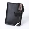 Men's Vertical Short Wallet Zipper Buckle Multi Functional Men's Credit Card Holder Casual Men's Wallet 6