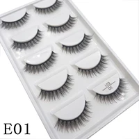 27 Style 5 Pairs 10/50/100 Boxes Natural 3D Mink False Eyelashes Makeup Fake Eye Lashes Faux Cils Make Up Beauty Maquiagem 1